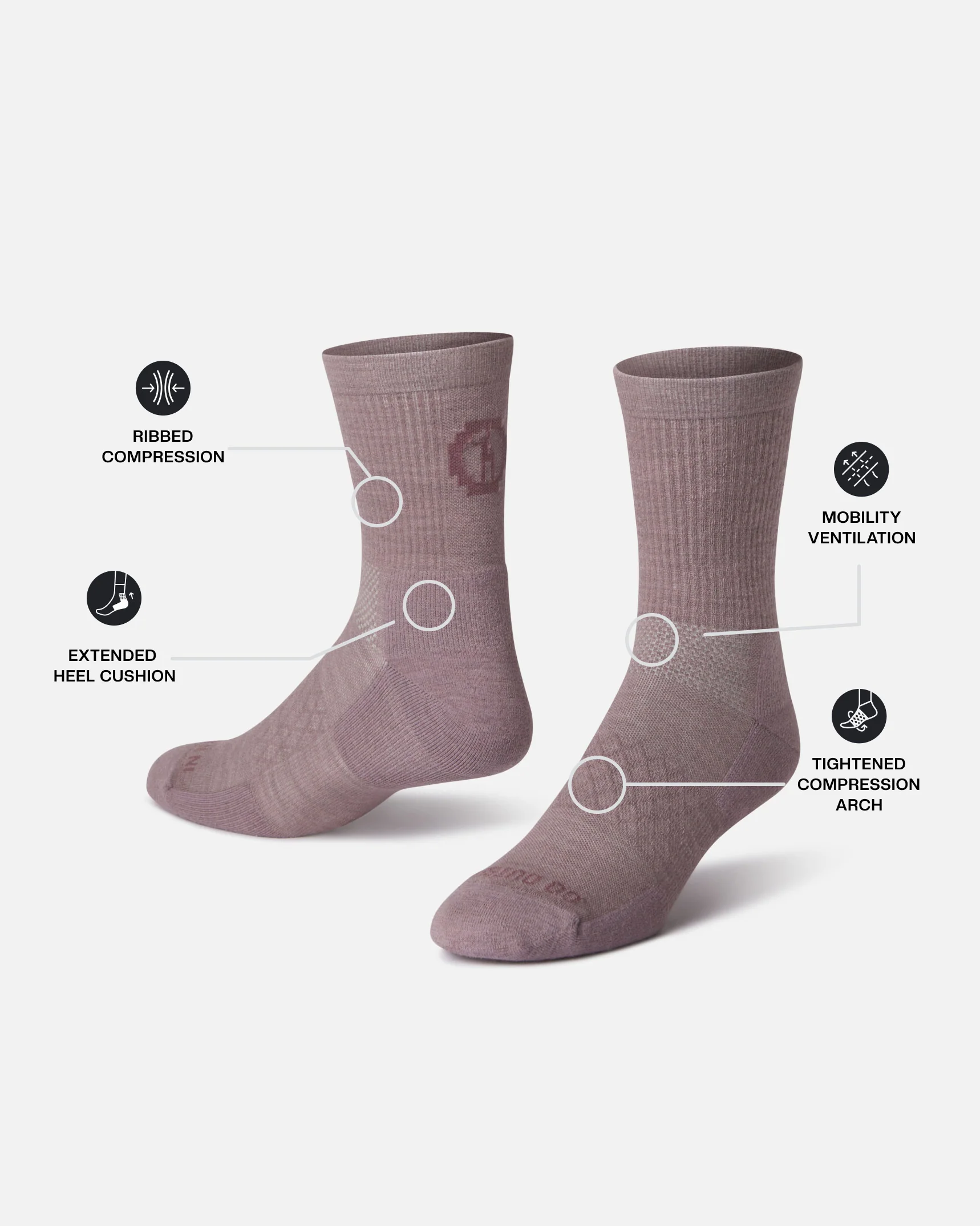 Trail 3/4 Crew Socks - Image 12