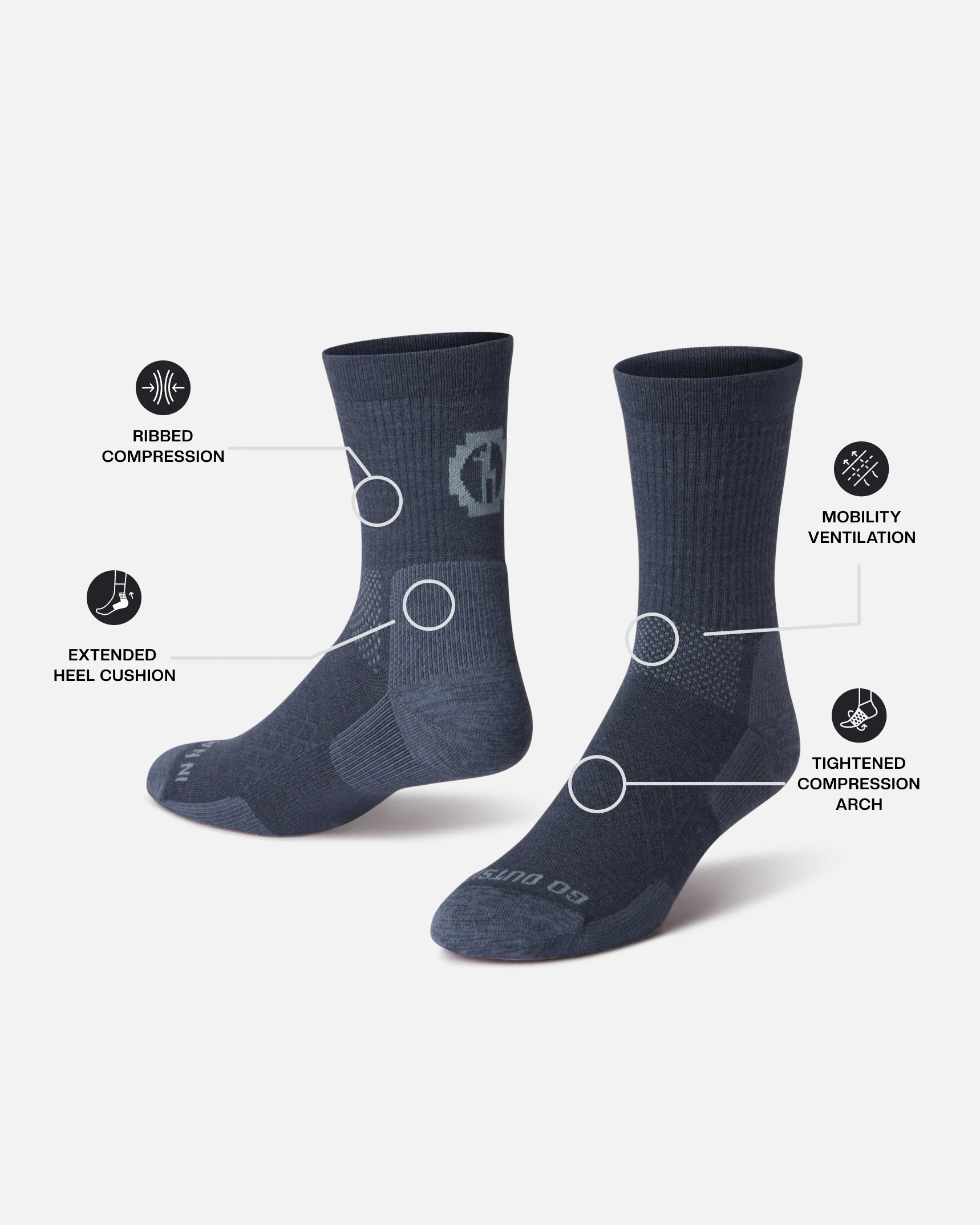 Trail 3/4 Crew Socks - Image 4