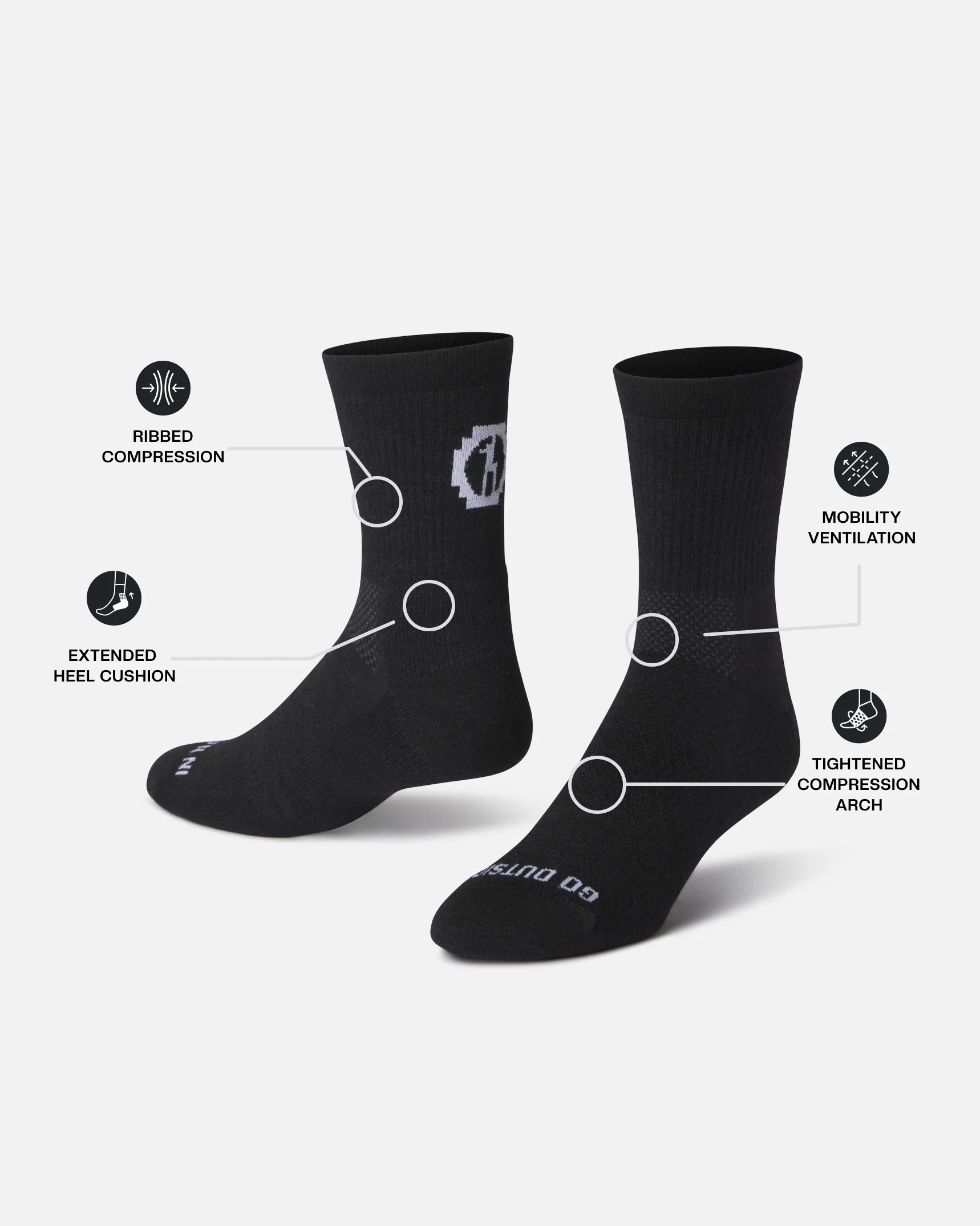 Trail 3/4 Crew Socks - Image 8