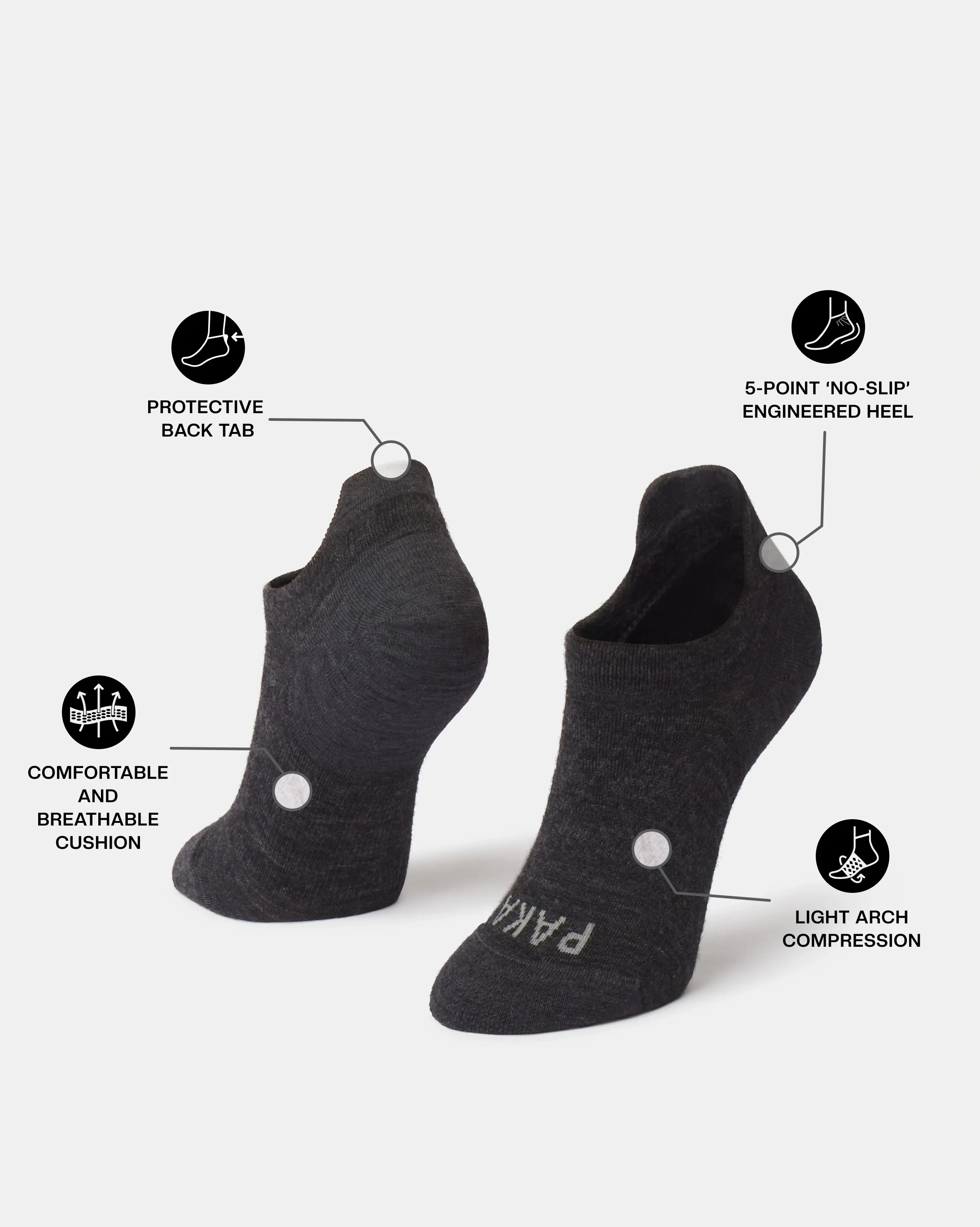 Essential No Show Socks (3-Pack) - Image 12