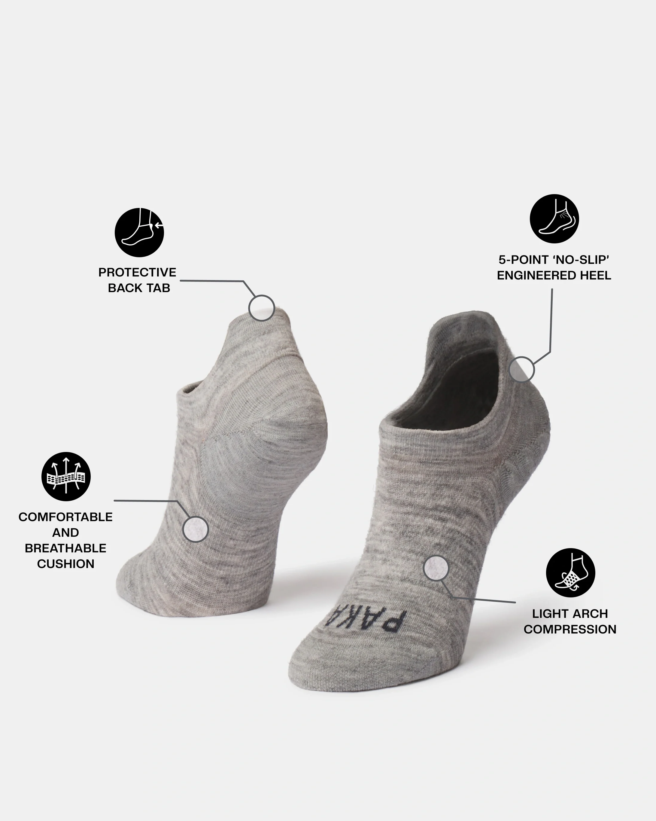 Essential No Show Socks (3-Pack) - Image 16