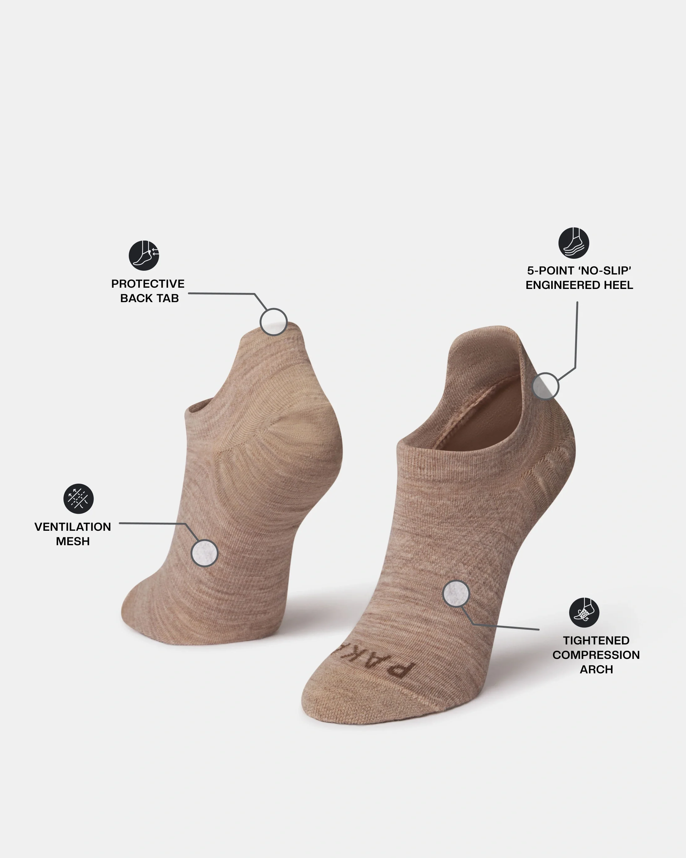 Essential No Show Socks (3-Pack) - Image 4