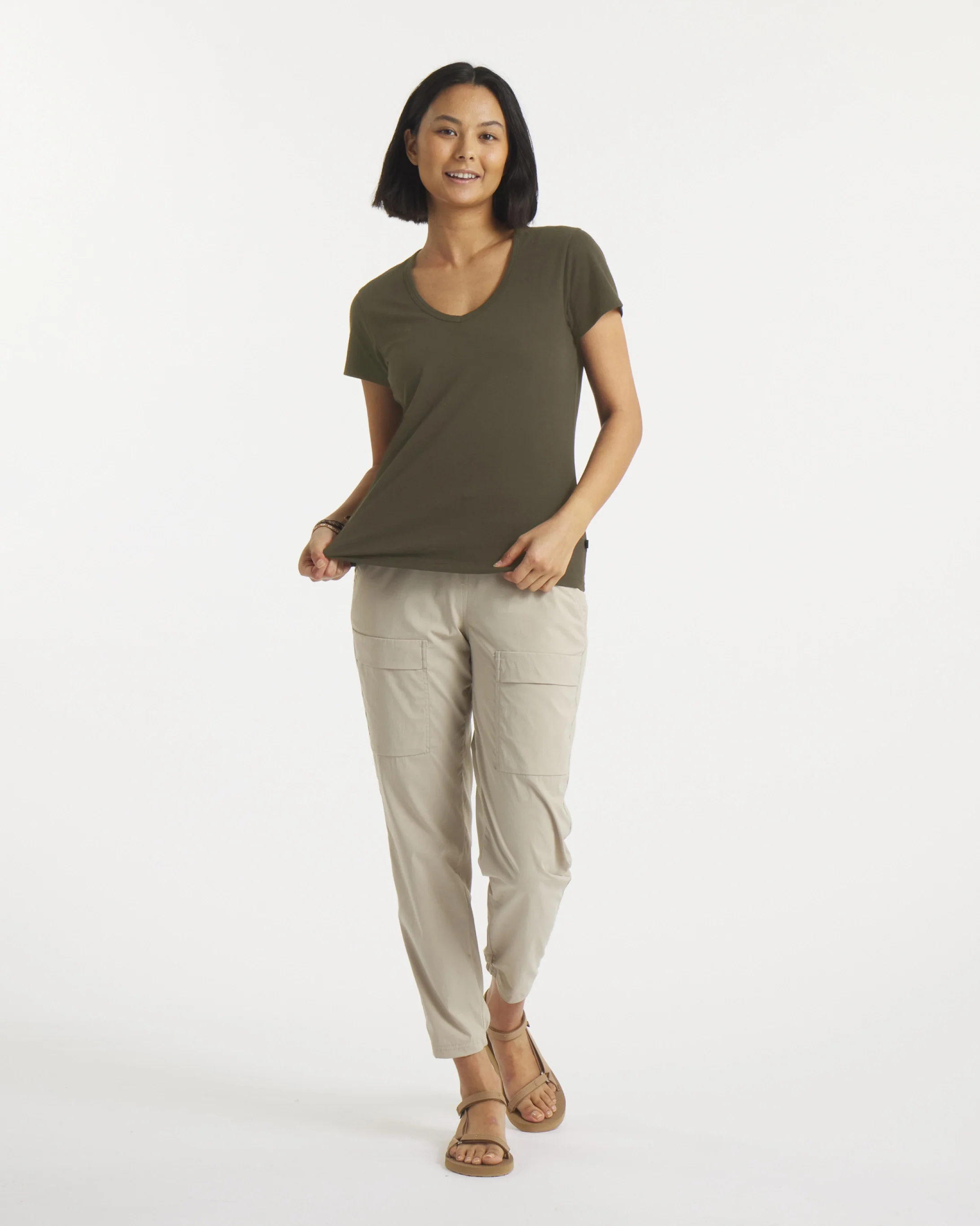 Women's Essential V-Neck - Image 18