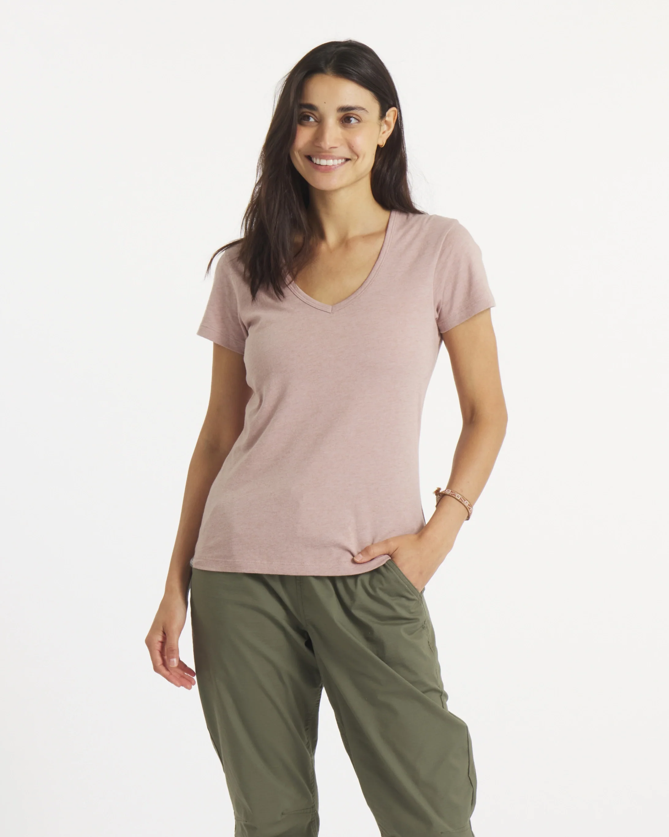 Women's Essential V-Neck - Image 27