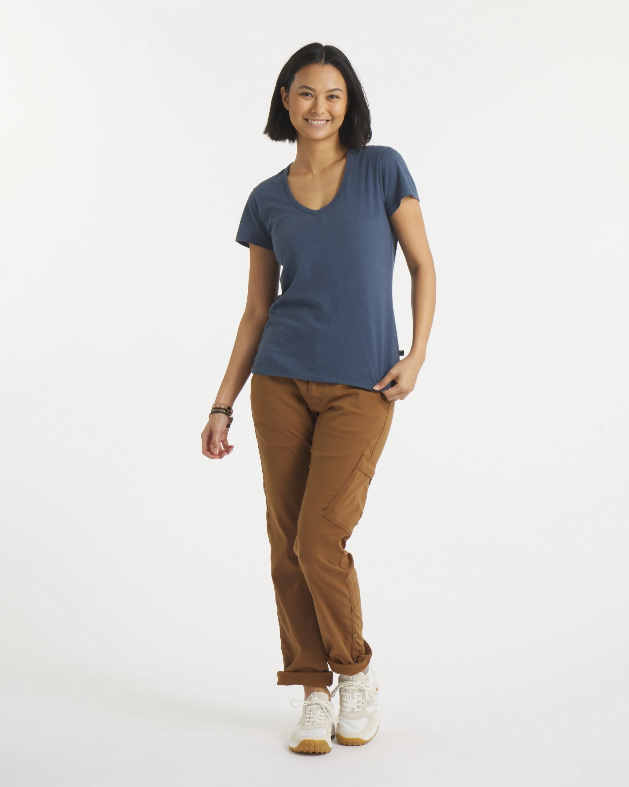 Women's Essential V-Neck - Image 6